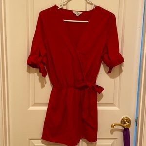 Vintage Red Romper